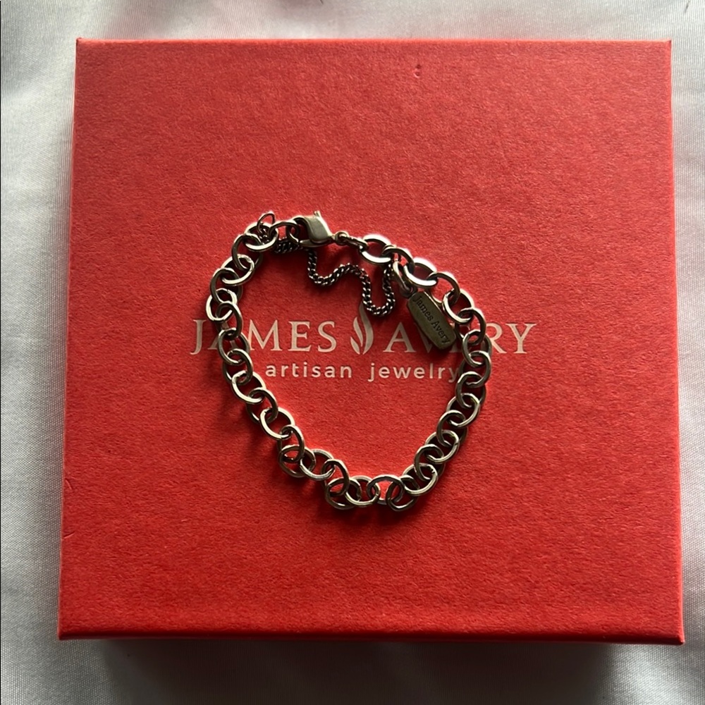 James Avery Silver Chain Bracelet Size Small